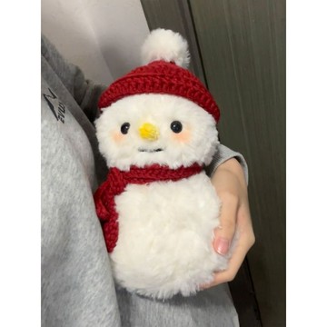 🔥熱銷🔥手工編織超大可愛雪人玩偶毛線鉤針diy材料包自制抱枕安撫禮物diy抱枕 手作靠枕 可愛抱枕娃娃 靠墊