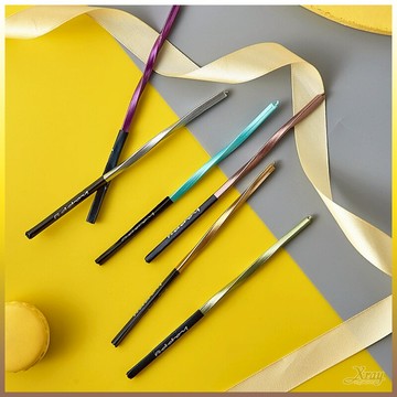 幻彩螺旋鉛筆蠟燭，派對蠟燭/蛋糕裝飾/慶生/生日蠟燭/長桿蠟燭/細長蠟燭/金屬質感，X射線【C210019】