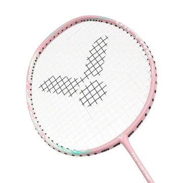 VICTOR 突擊穿線拍-羽毛球 球拍 訓練 勝利 TK-T.rex-I-5U 淺粉白綠