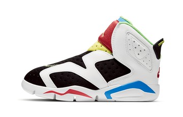 AIR JORDAN 6 RETRO LITTLE FLEX PS MULTI WHITE