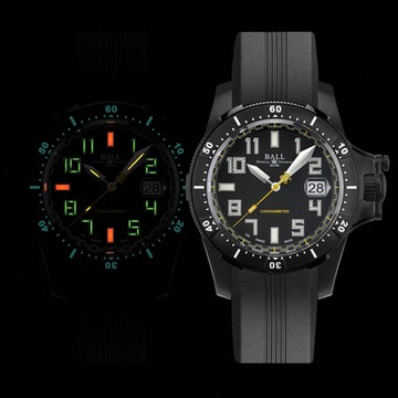 BALL 波爾 Engineer Hydrocarbon系列 鈦 天文台認證300米潛水機械腕錶 1212購物節 送禮推薦-42mm DM2176A-P1CAJ-BK