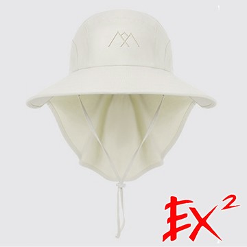 【EX2德國】護頸大簷帽『黃卡其』369025 戶外 露營 登山 健行 休閒 時尚 遮陽帽