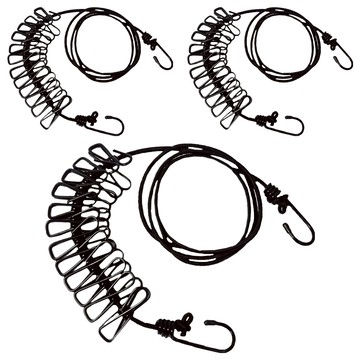 小麥購物 彈力曬衣繩 Y973 175g  3條  顏色隨機