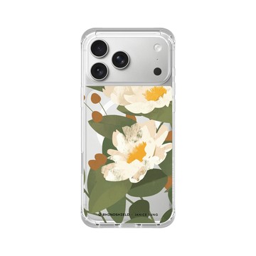 iPhone 17 Pro Max ClearX (MagSafe 兼容) 晶透白 - Janice Sung - Flora 花