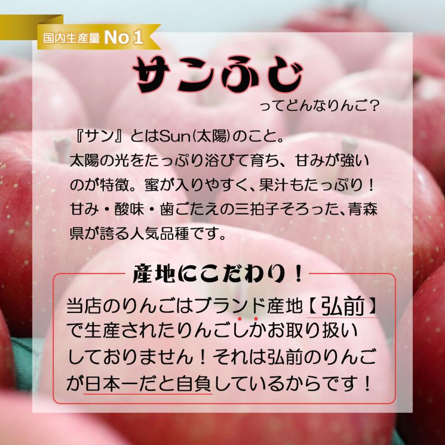 2023年産 青森県産りんご 贈答用 サンふじ10kg （約24玉〜46玉前後）産地直送 お歳暮 ギフト 内のし付き