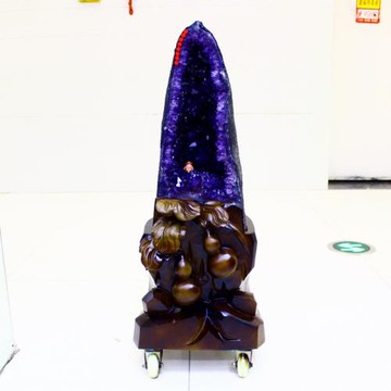 永韻 批發天然紫水晶洞擺件 紫晶洞 瑪瑙洞水晶洞 紫色原石錢袋子