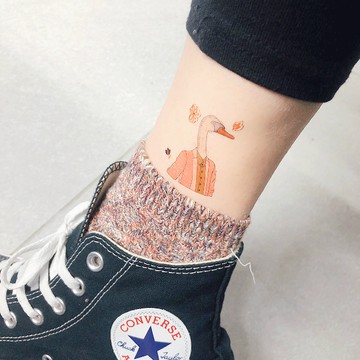 英國PAPERSELF 動物方程式 Suited and Booted 紋身貼紙