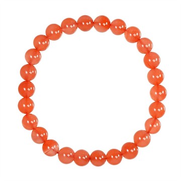 【正佳珠寶】南紅瑪瑙 頂級玉化櫻桃紅 6.8-7.3mm 川料南紅瑪瑙