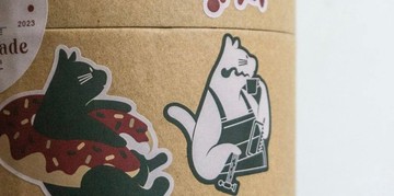 Orlane Made 貓貓設計貼紙