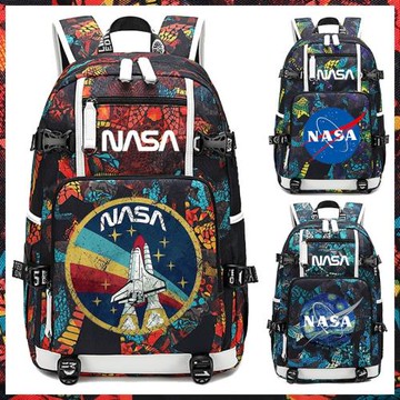 卡迪頓NASA聯名雙肩包男初中高中學生書包小學生休閑大容量背包