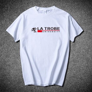 拉籌伯大學 圓領T恤La Trobe University紀念品基礎款T恤純棉學生
