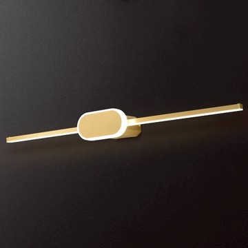 美式簡約全銅浴室衛生間化妝臺鏡前燈后現代北歐黃銅臥室鏡前壁燈