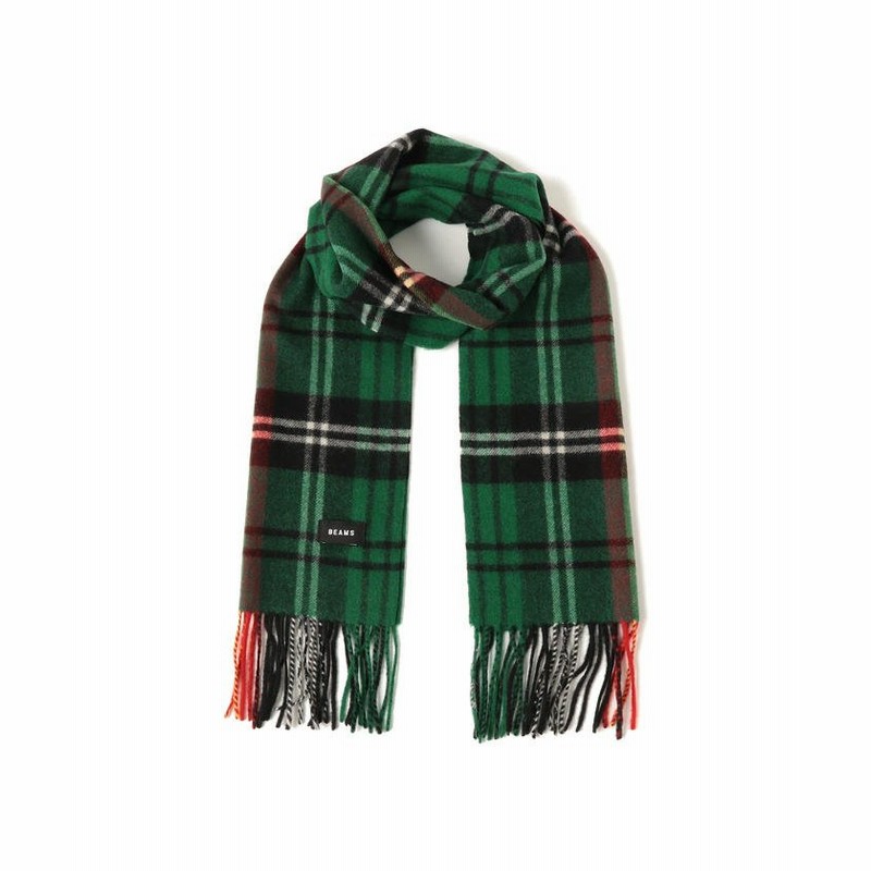 ビームス アウトレット O Cashmereチェック マフラー メンズ Green Onesize Beams Outlet 通販 Lineポイント最大1 0 Get Lineショッピング