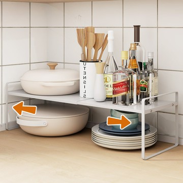 joeki寬27高17款 可伸縮廚房置物架 廚房收納架 置物架 碗盤收納 cc0620