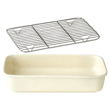 MODORI 純白托盤  白色  小(22 x 15 x 4.3cm)  1個