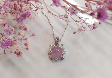 玥心時尚寶石 紫鋰輝石 手工銀墜 C011905 EssyJewelry