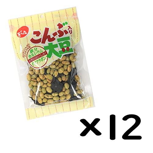 でん六 こんぶ入り大豆 80g×12袋