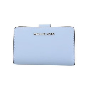 Michael Kors 防刮皮革釦式素面中夾