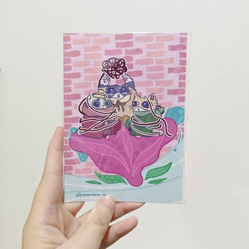 【插畫明信片/卡片】五月病