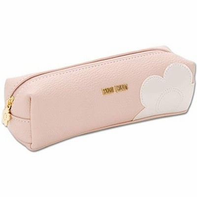 マリークワント MARY QUANT シュリンクデイジーパッチ スクエアペンケース (ピンク)