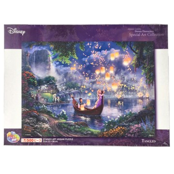 Tenyo 拼圖 魔髮奇緣長髮公主 500片 迪士尼 Disney 特殊藝術收藏  多色  1盒