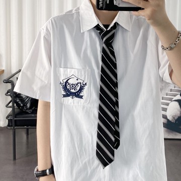 【學院風領帶】古著領帶 手打領帶 攝影領帶 制服領帶 水手服領帶 襯衫領帶 休閒領帶 復古領帶 紅色領帶 女生領帶 sh