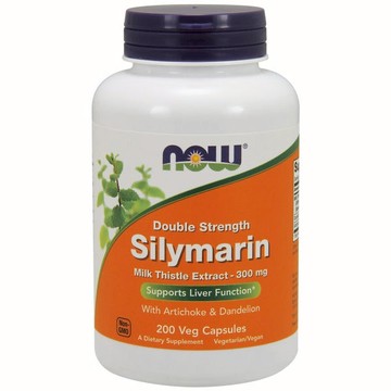 Silymarin Double Strength 200 Veg Caps by Now Foods