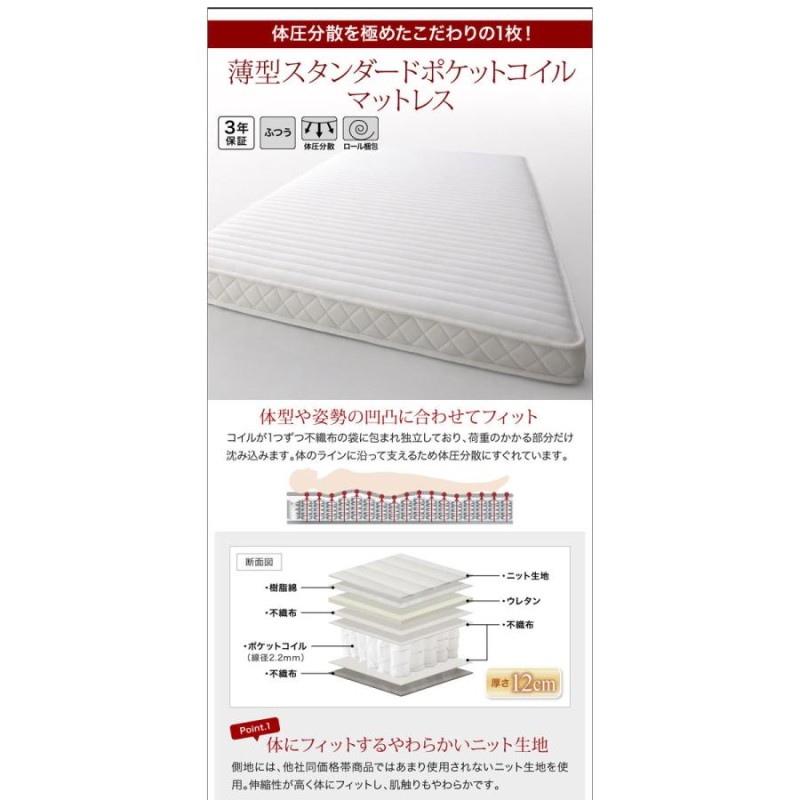 組立設置付き 照明付き ベッド 跳ね上げ式 セミシングル コンセント