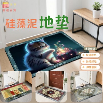 買一送一 矽藻泥地墊 超多款式可選 珪藻土軟地墊  矽藻土踏墊  珪藻土軟式 硅藻泥瞬吸墊  浴室吸水地墊  廚房地墊