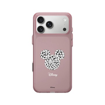 iPhone 17 Pro Max Clear (相機按鈕) 晶醺玫 - 迪士尼-米奇 Mickey - 黑標款-米奇與白手套