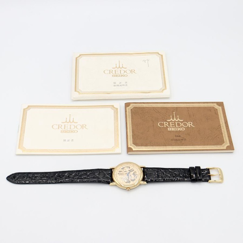 クック先生  SEIKO セイコー クレドール シグノ スケルトン BBD998 OH済 6899