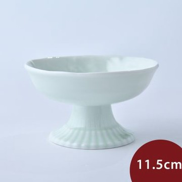 Tokiwa 粉綠色高腳點心碗 前菜碟 日本製