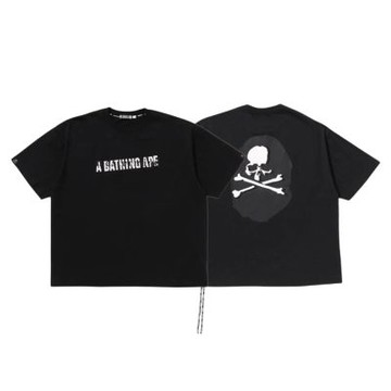 Mastermind x Bape T-shirt 胸口字樣T 黑 M908091