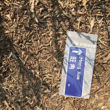 大貼紙 | 路牌 | #10 旺角