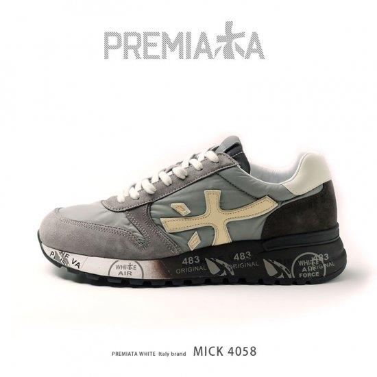 PREMIATA WHITE プレミアータ ホワイト メンズ スニーカー MICK イタリア 大人スニーカー 本革 レザースニーカー グレー |  LINEブランドカタログ