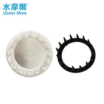 水摩爾 川之舞專用 頭皮按摩潔膚噴頭套件組(含304不鏽鋼專利川形面板噴頭蓋+軟硬按摩刷)
