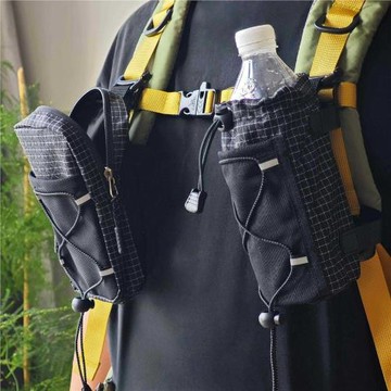 戶外肩帶手機包掛包登山徒步拓展水壺收納包防水背包包戶外運動
