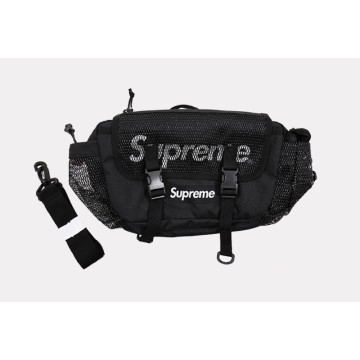 老闆實拍Supreme 20SS Waist Bag 腰包斜背包藍迷彩紅黑三色頂級推薦