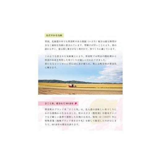 ふるさと納税 北海道 厚真町 《令和5年度産 新米》北海道厚真町産　さくら米（ななつぼし）30kg