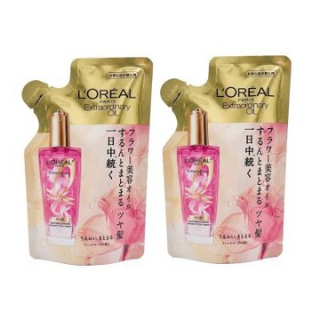 L Oréal 巴黎萊雅 金緻護髮精油 玫瑰精華 90ml(補充包) 兩入組 公司貨