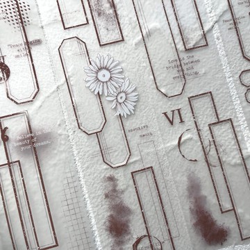 棕色標籤遮蔽膠帶