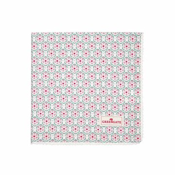 丹麥GreenGate Leah pale pink 蕾絲餐巾布
