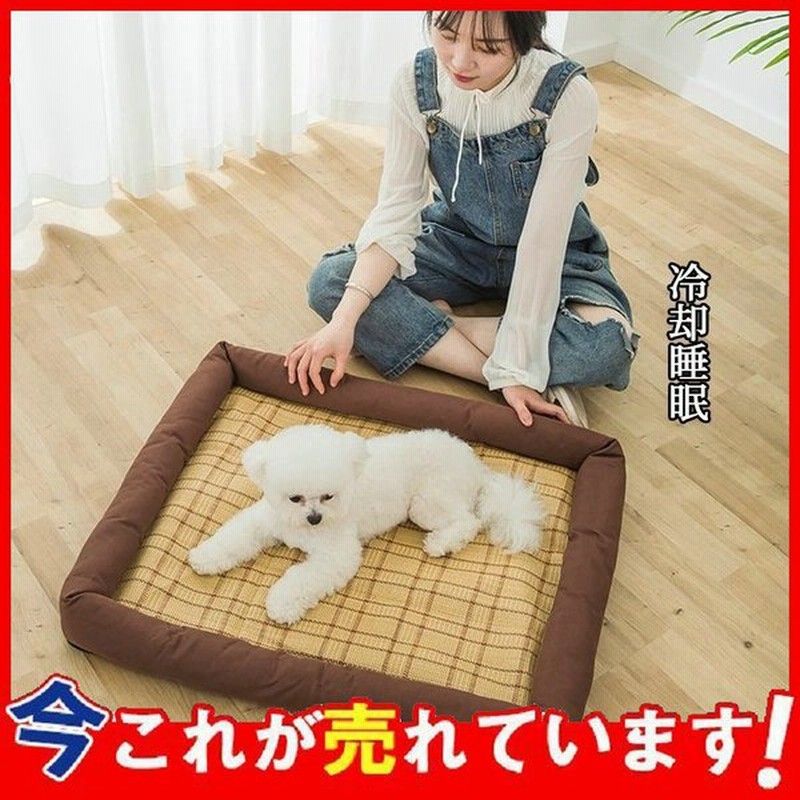犬 かわいい 犬ベッド 夏用 ひんやり ペットマット 涼しい クッション 猫 ベッド 暑さ対策 ペットベッド 洗える 猫ベッド 角型 通販 Lineポイント最大0 5 Get Lineショッピング