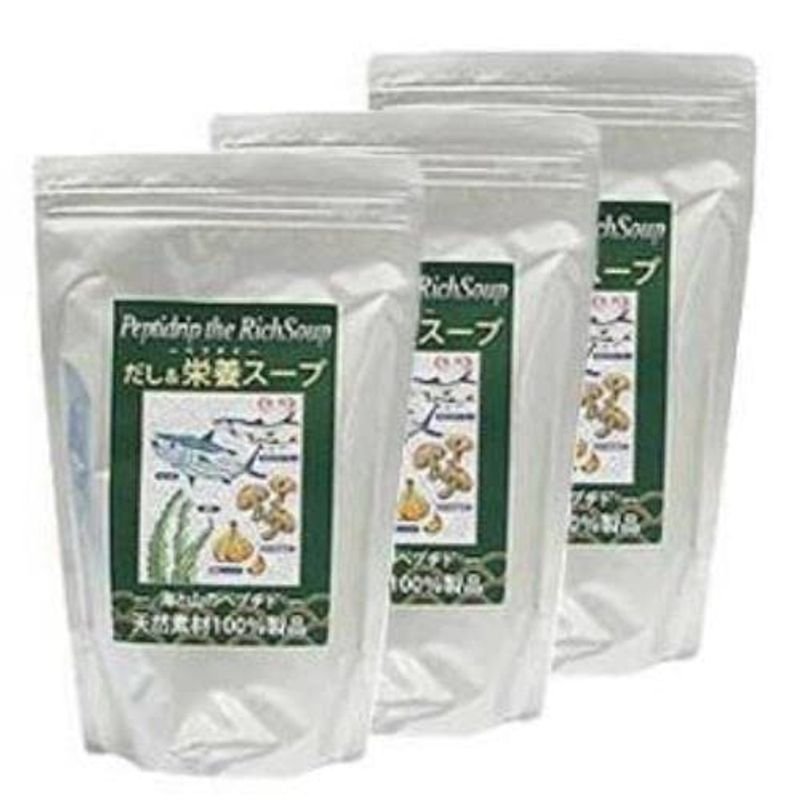 天然ペプチドリップ だし栄養スープ 500g 3個セット