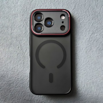 18高級 合金鏡頭框 霧面材質 防摔手機殼 蘋果保護殼適用於 iPhone 18 17 14 15 16 Pro Max