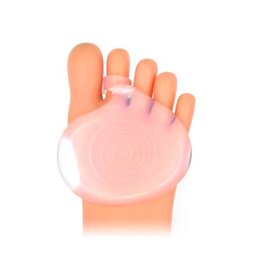 ○糊塗鞋匠○ 優質鞋材 D09 100%矽膠趾骨墊 (1雙/組)