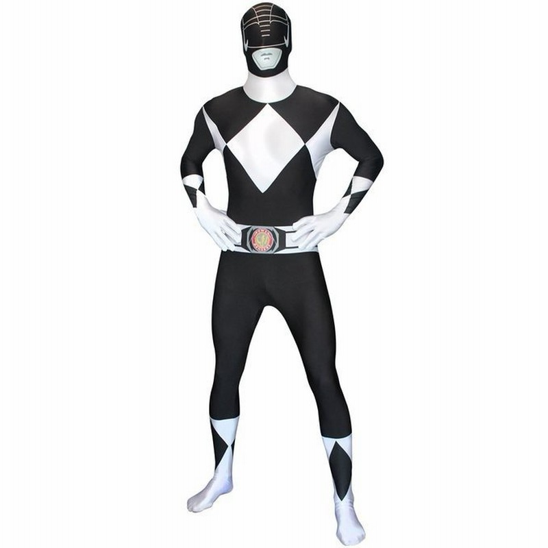 戦隊ヒーロー コスチューム コスプレ パワーレンジャー 全身タイツ ブラック 黒 大人 変身 仮装 衣装 モーフスーツ 通販 Lineポイント最大0 5 Get Lineショッピング