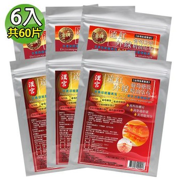 【金牌】兩款遠紅外線葡萄糖胺舒緩精油貼布(量販包)綜合3+3超值組
