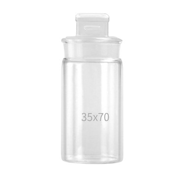 其它檢測/測量工具 中藥罐 秤量皿 收納罐 玻璃容器 高型秤量瓶 藥粉罐 樣品瓶子 樣品瓶 定量瓶50ml 玻璃瓶 180-GWB3570
