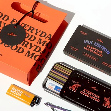 韓國 Collins 鐵盒線香70支 - 綜合款